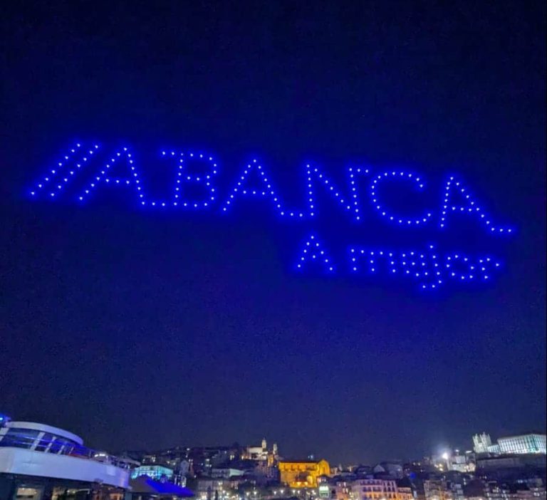 Drone show in Porto for Abanca